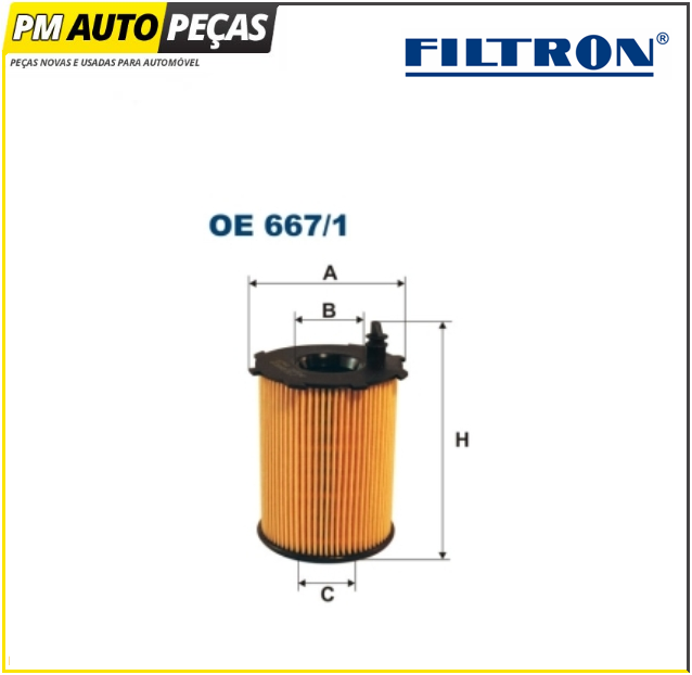 Blue Print ADM52119 filtro de aceite