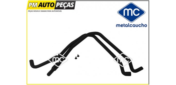 TUBO DUPLO RADIADOR CHAUFAGEM - RENAULT 19