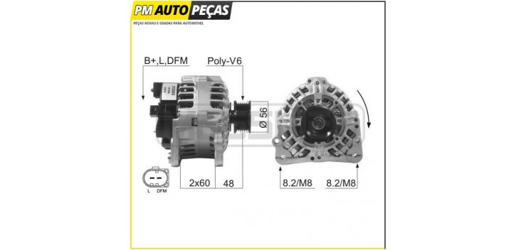 Alternador Audi/Seat/Skoda/Volkswagen