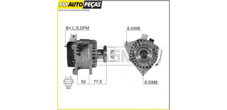 Alternador Ford