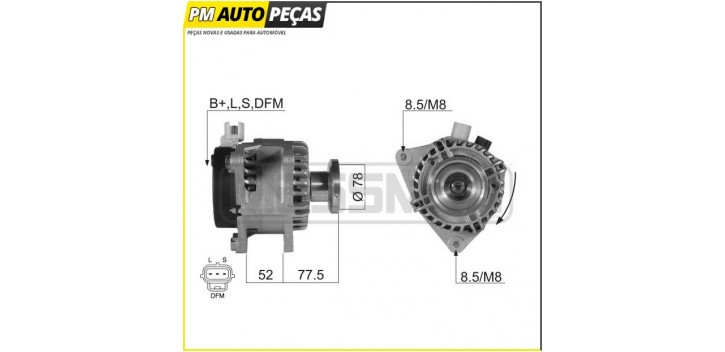 Alternador Ford