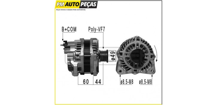 Alternador Nissan/Opel/Renault