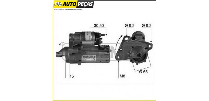 Motor de Arranque Citroen/Fiat/Peugeot/Toyota