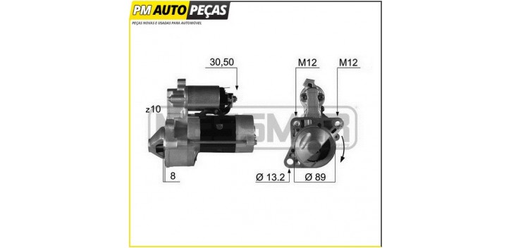 Motor de Arranque Ford/Kia/Mazda