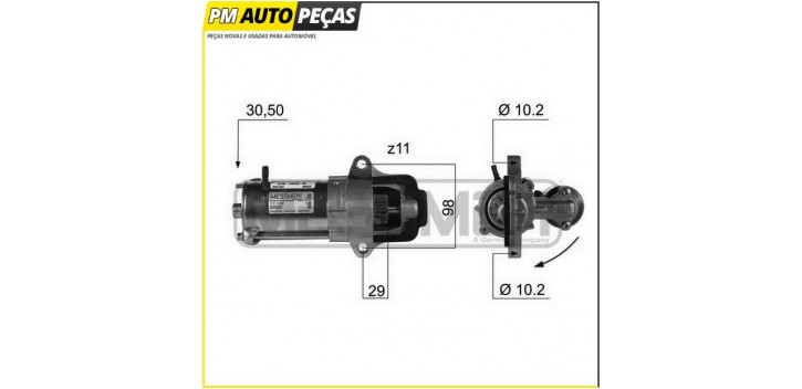 Motor de Arranque Ford