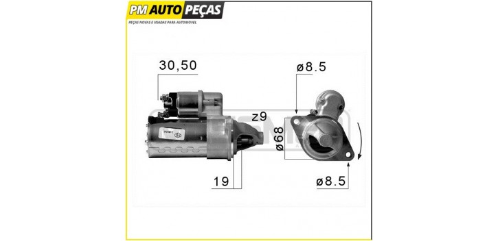 Motor de Arranque Opel/Vauxhall