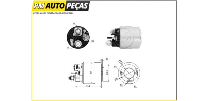 Bobine Motor de Arranque Valeo