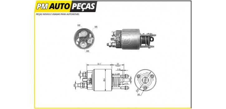 Bobine Motor de Arranque Marelli