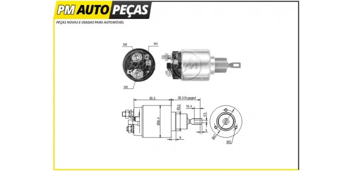 Bobine Motor de Arranque Bosch