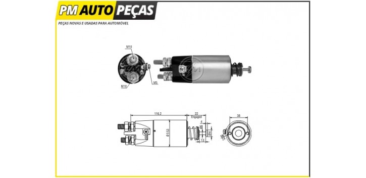 Bobine Motor de Arranque Mitsubishi