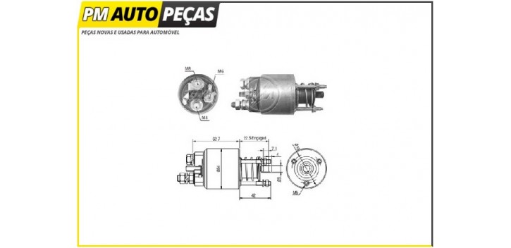 Bobine Motor de Arranque Marelli