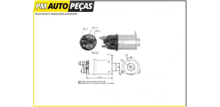 Bobine Motor de Arranque Delco