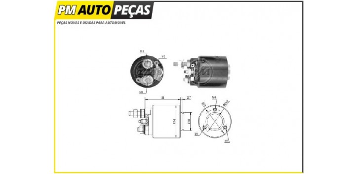 Bobine Motor de Arranque Valeo