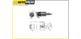 Bobine Motor de Arranque Lucas