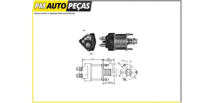 Bobine Motor de Arranque Marelli