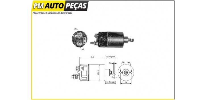 Bobine Motor de Arranque Nippondenso