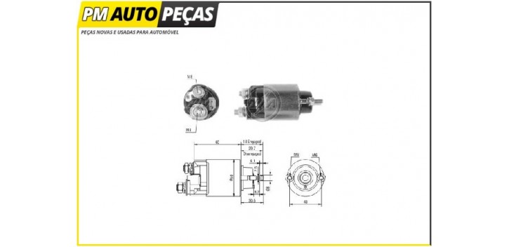 Bobine Motor de Arranque Nippondenso