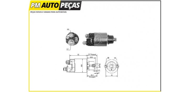 Bobine Motor de Arranque Nippondenso