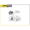 Motor de Arranque - OPEL - D6RA162