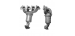 Catalisador - OPEL Agila / Corsa C / Astra G / H - 1.2 / 1.4 16V - 24434791