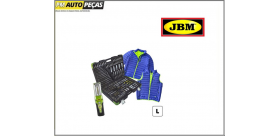 Mala de ferramenta portátil + jaqueta azul / verde L + lâmpada portátil JBM