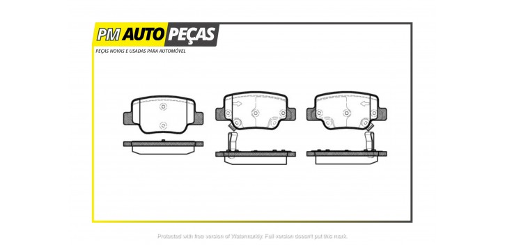 Jogo de Pastilhas Travão - 21452.02 TOYOTA