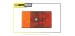 Farolim Reboque, Amarelo / Vermelho com Luz de Matrícula 3 Posições