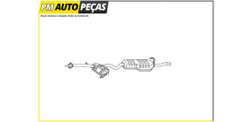 Conjunto, Panela De Escape Traseira Para Alfa Romeo 146