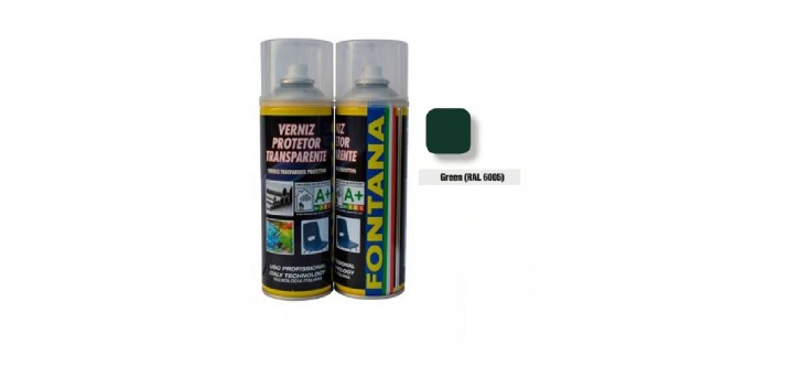Spray Tinta Acrilica 400ml, Verde Abete Ral 6005 Fontana