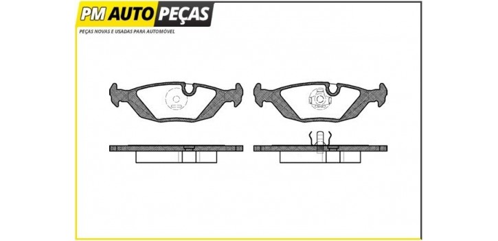 Jogo de Pastilhas para Travão - BMW - ROADHOUSE 02155.00