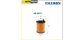 Filtro de óleo FILTRON OE667/1