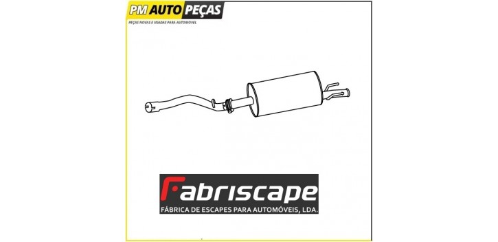 Panela de escape Renault 9