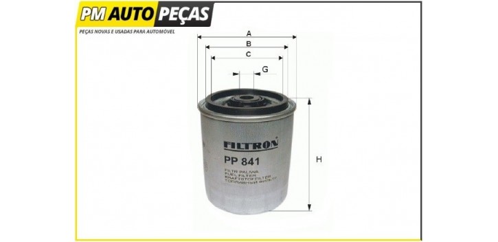 PP841 - Filtro de Gasóleo - FILTRON